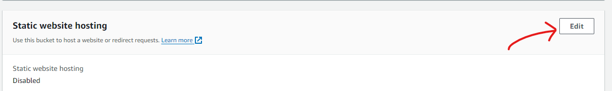 enable static hosting